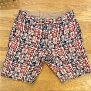 Splendid Mills madras reversible shorts with pockets